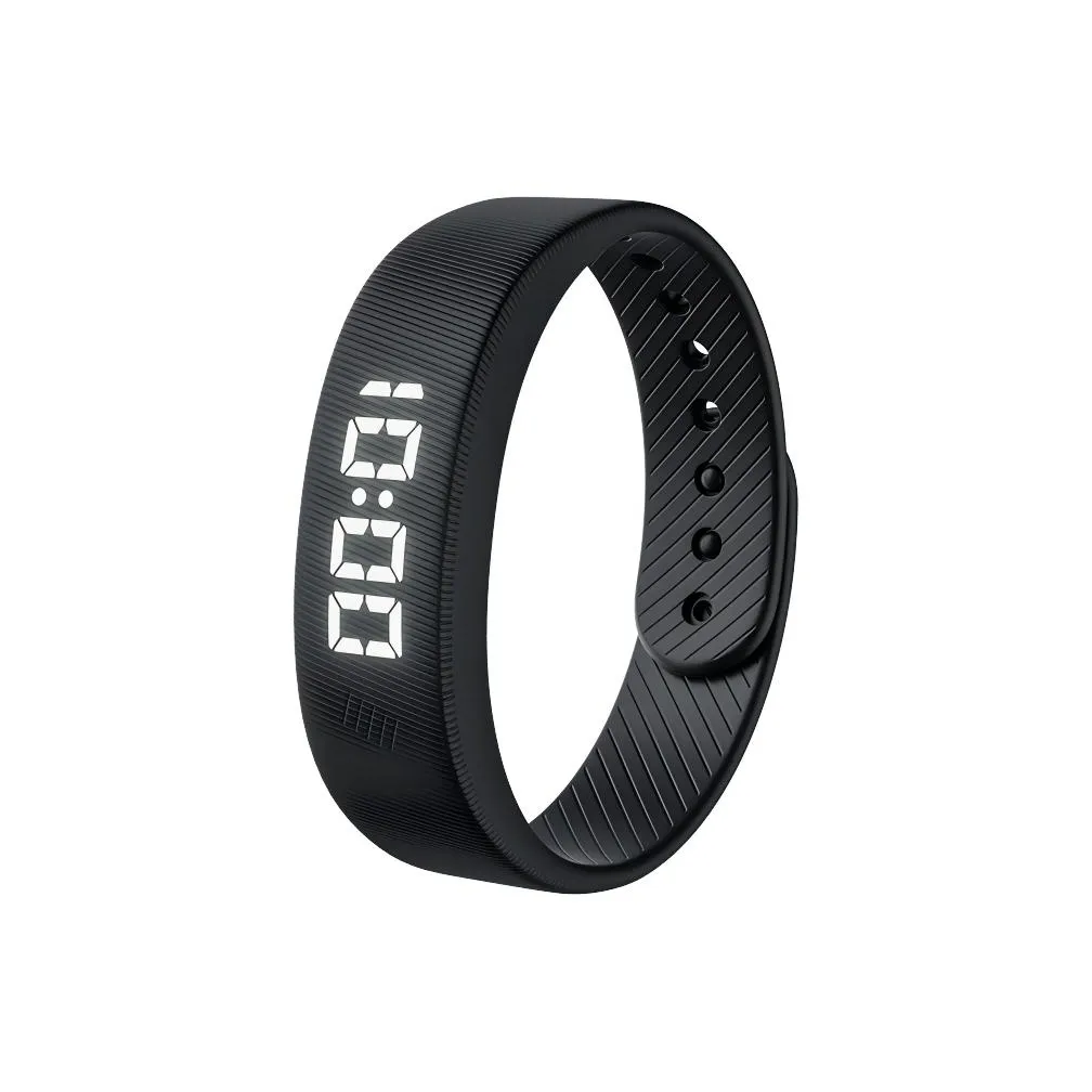 SKMEI Электронный механизм силиконовый ремешок часы унисекс черный циферблат