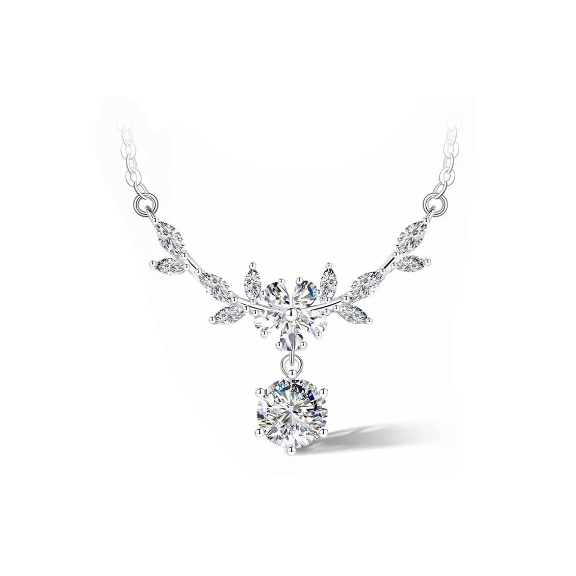WINY 925 Sterling Silver Necklaces Women's