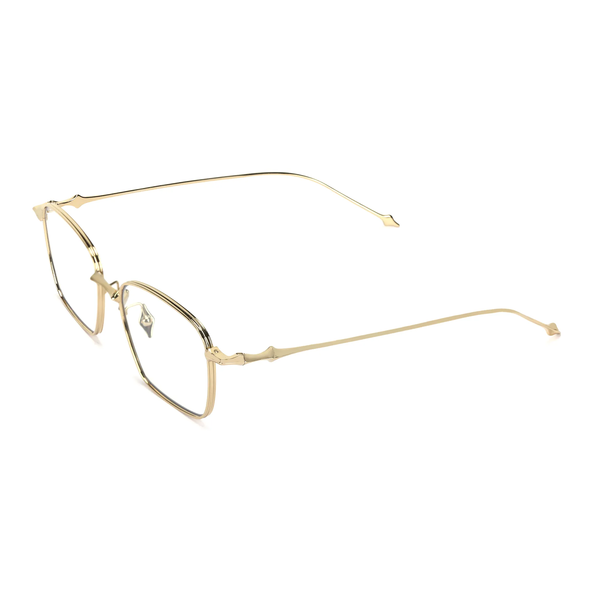 GENTLE MONSTER Титан Нерегулярная форма Оправы для очков Унисекс Золото