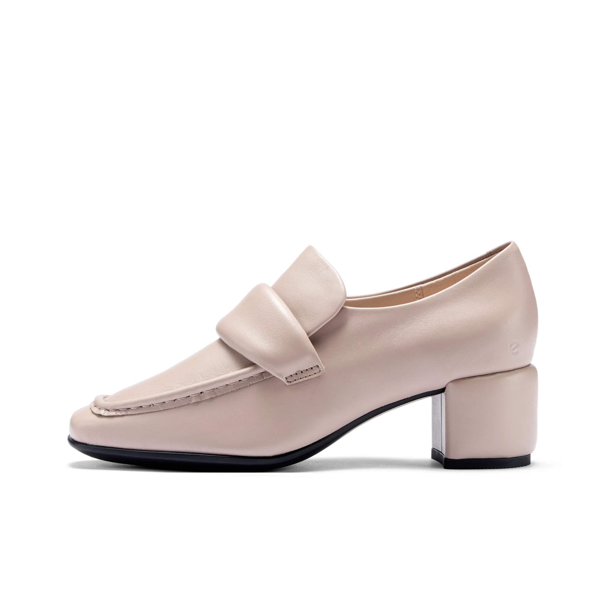 Ecco 35 дюймов Коррекция фигуры Лоферы 5 см Женские Серо-розовый 291903