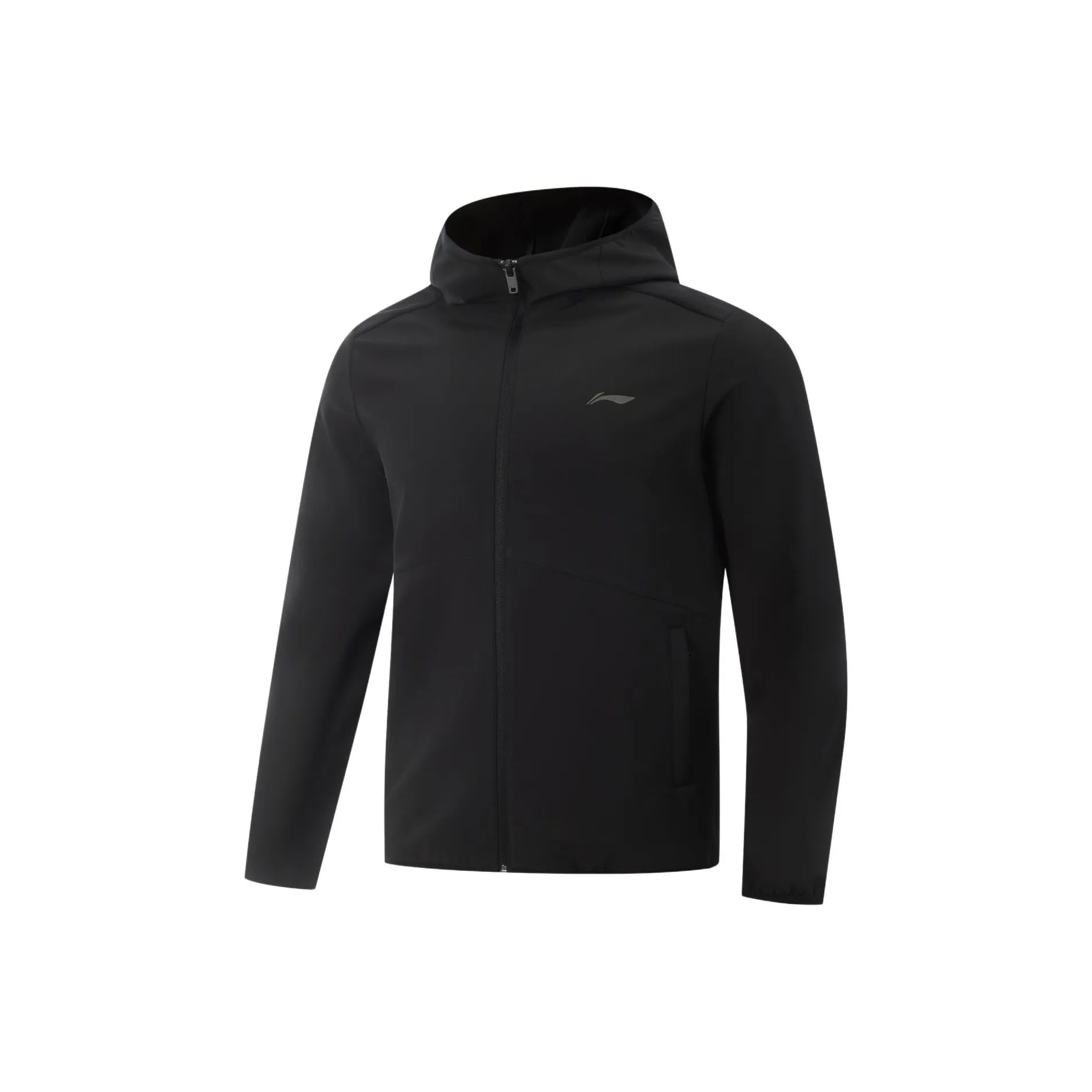 Лайнер Fitness Series Спортивный тренч черного цвета для мужчин