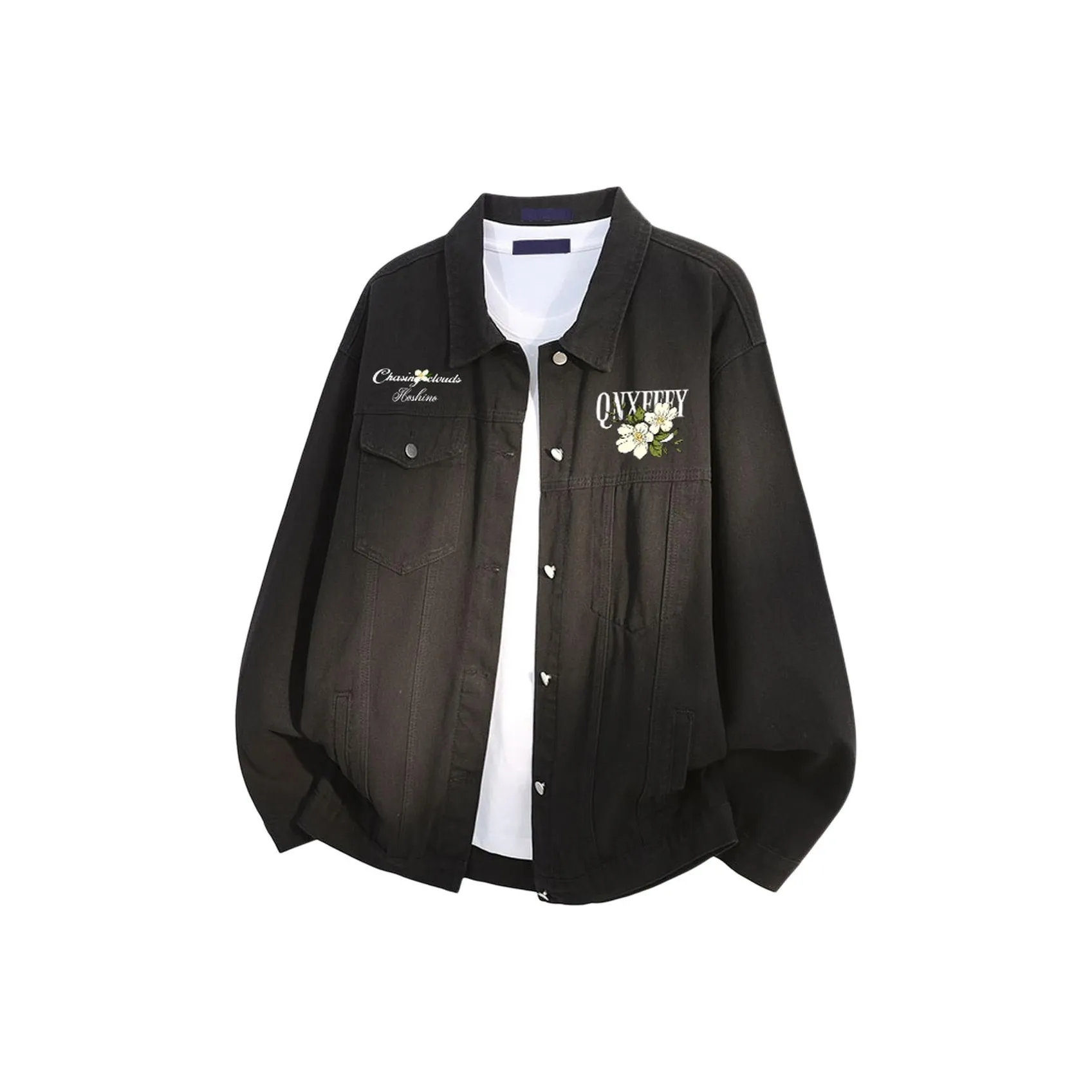 Qnxeey Унисекс Джинсовые Куртки