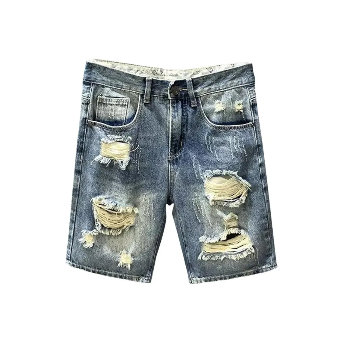 GEOGRE ALEX Джинсовые шорты для мужчин