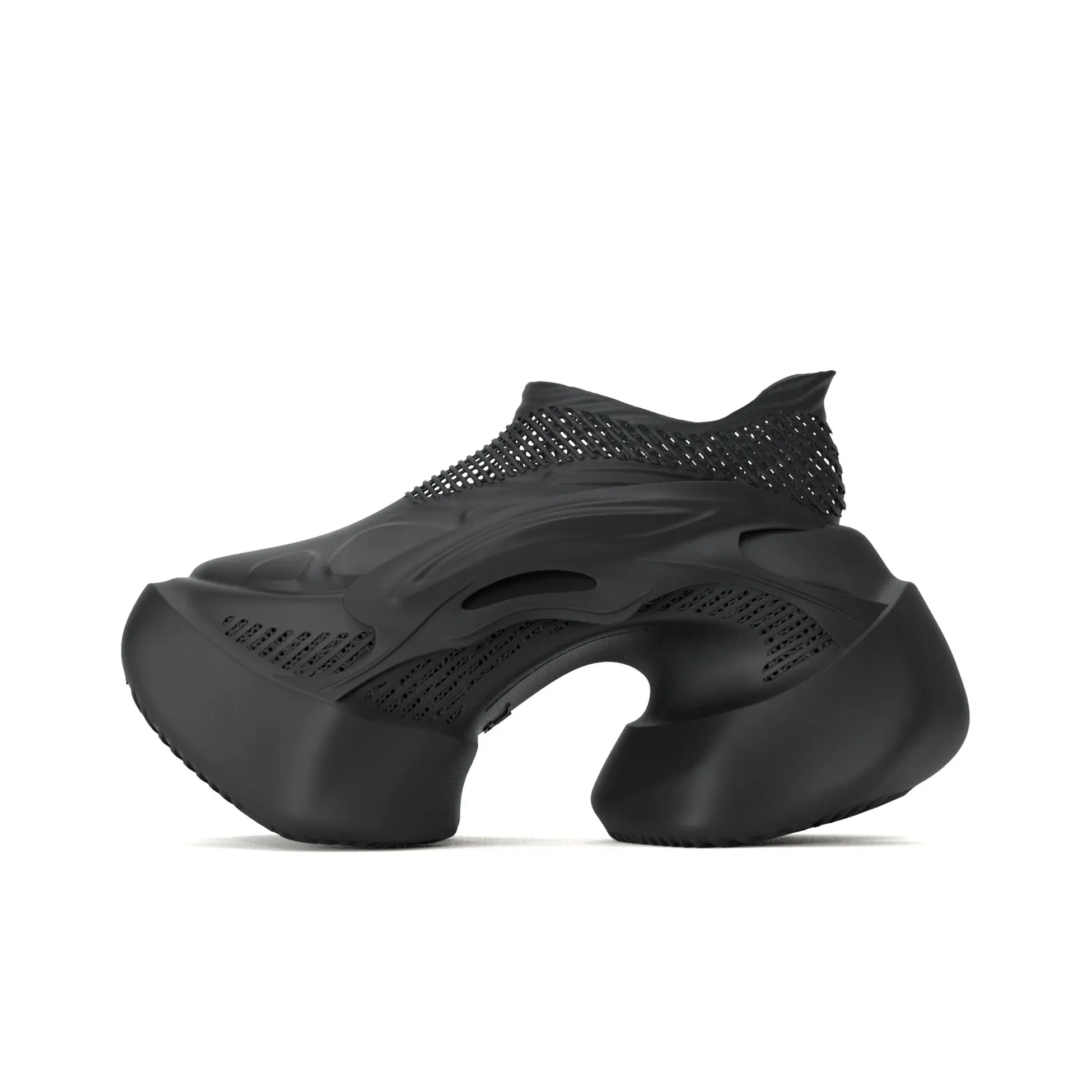 SCRY Shuttle Arch Low Top Casual Shoes Unisex Black