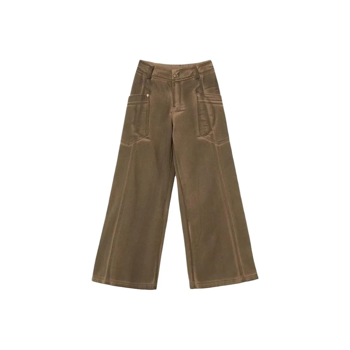 LSVE Темно-коричневые женские джинсы