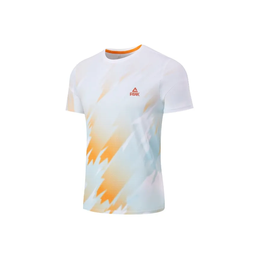 PEAK T Рубашка Мужская Яркая Снежная Оранжевая