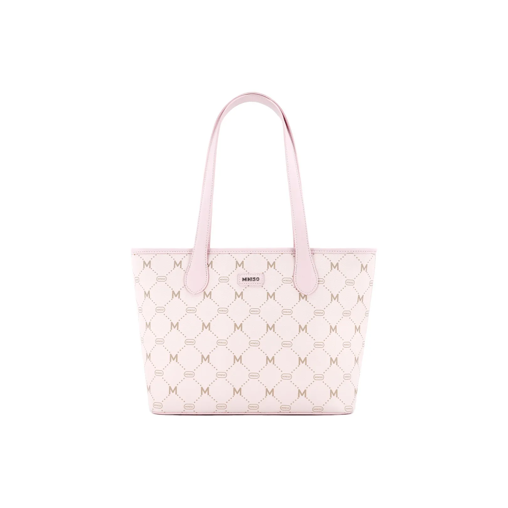 Miniso Сумка для покупок из синтетической кожи сумка через плечо большая женская с личи мусс пудра