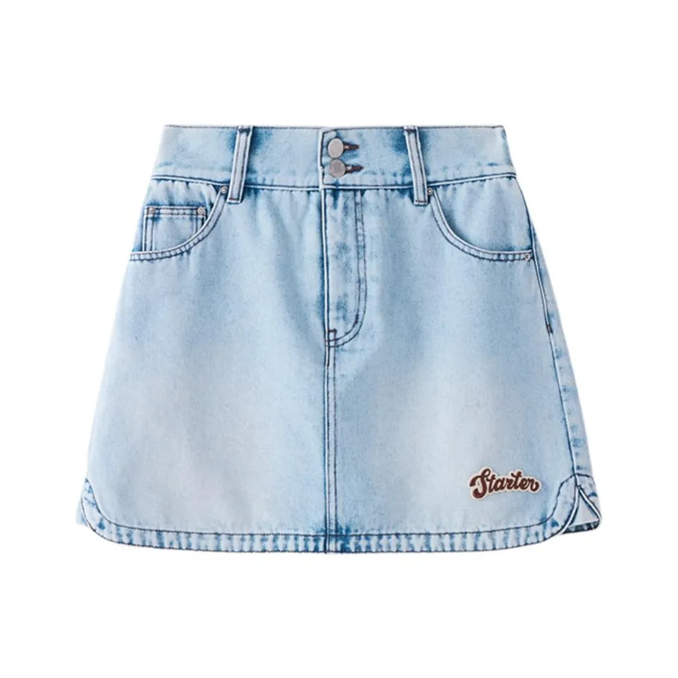 STARTER Denim Short Skirts Women's