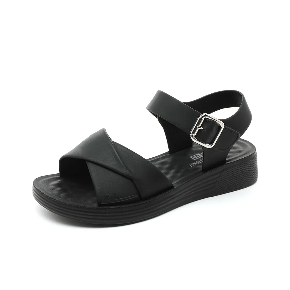 Warrior One Ремень Сандалии 2 см Женские Черные