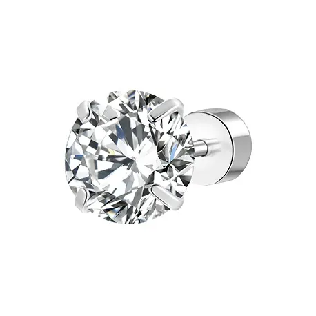 EAR PARTNER Титановые стальные серьги-гвоздики унисекс