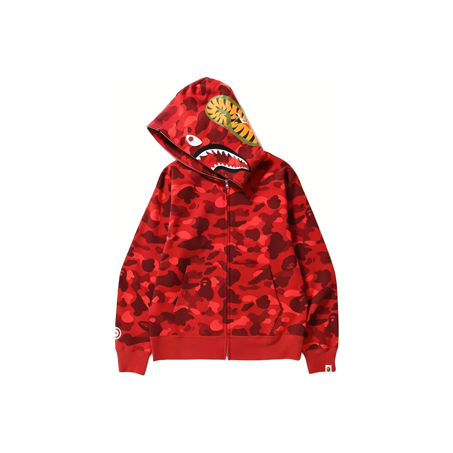Bape Color Camo Shark Full Zip Hoodie