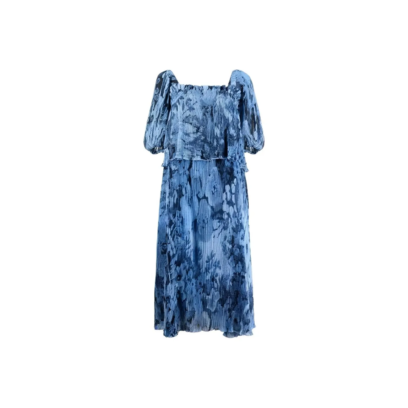 GANNI Floral print Tiered Dress