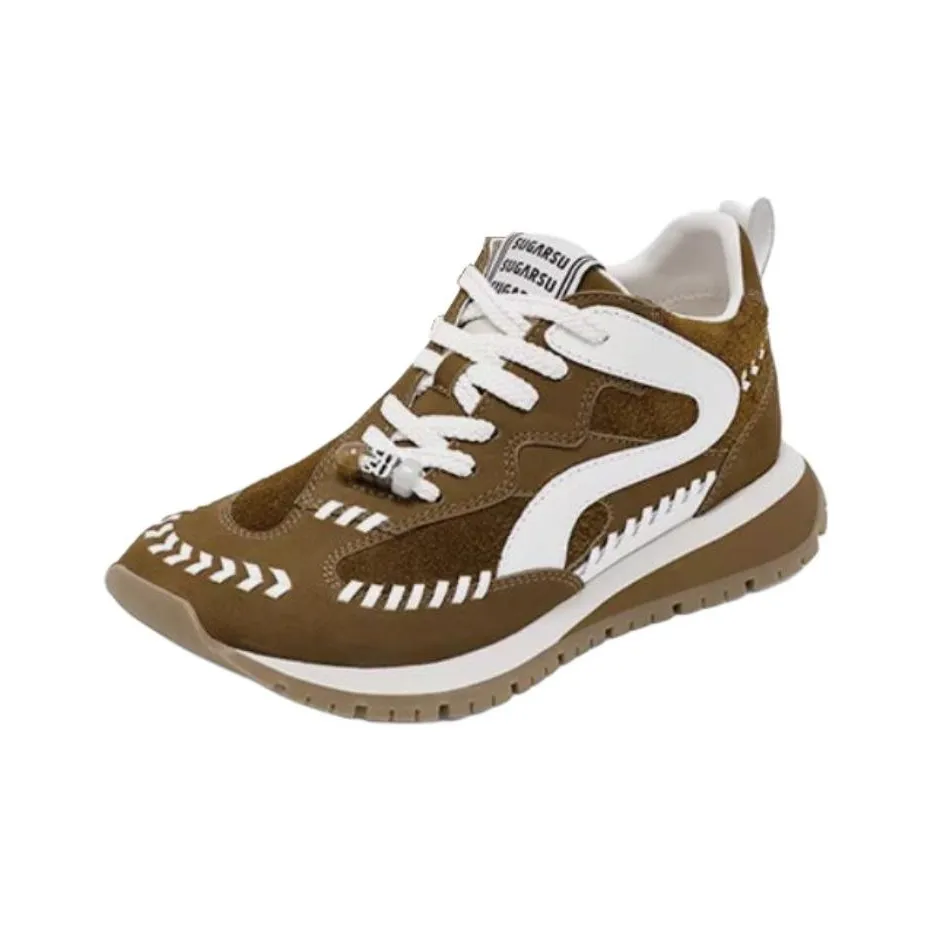 SUGARSU 'Lanyu Пастбище' Sugar Series Устойчивая к истиранию визуально увеличивающая рост Низкий Топ Повседневная обувь Женская