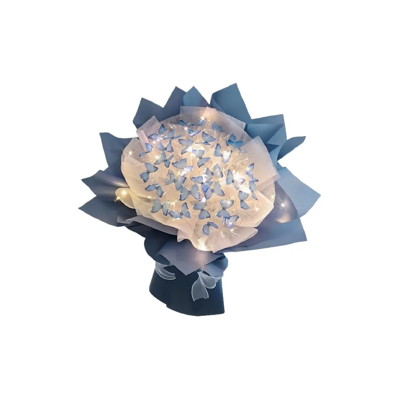 Brangdy Double Layer Ромб Украшенный Бабочка Букет Набор для Собственного Создания DIY Игрушки