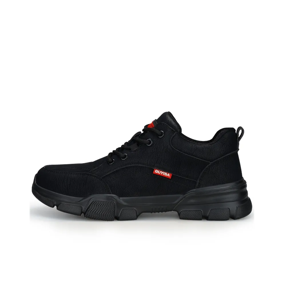 GUYISA Безопасность и Защитная Обувь Низкий Топ Черный Унисекс
