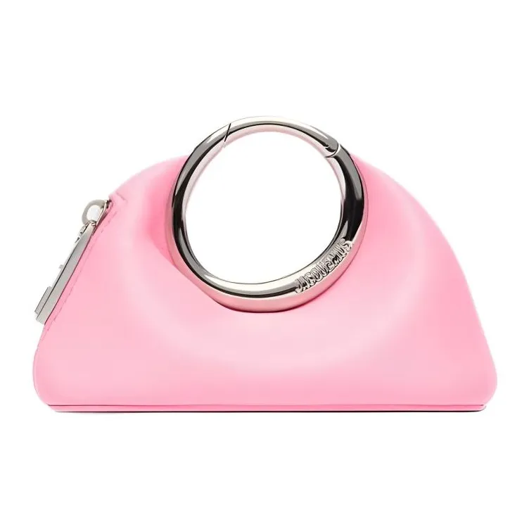 Jacquemus Lambskin Handbag Mini Women's Pink