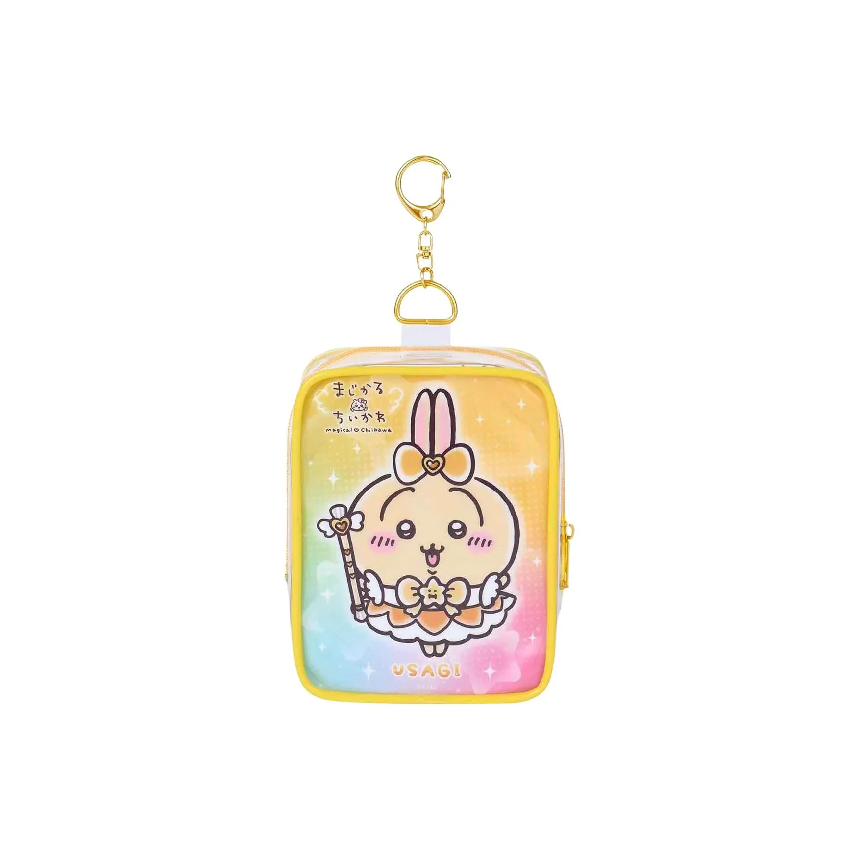 Chiikawa PVC Поливинилхлорид Путешествие Сумка для хранения Унисекс Желтый