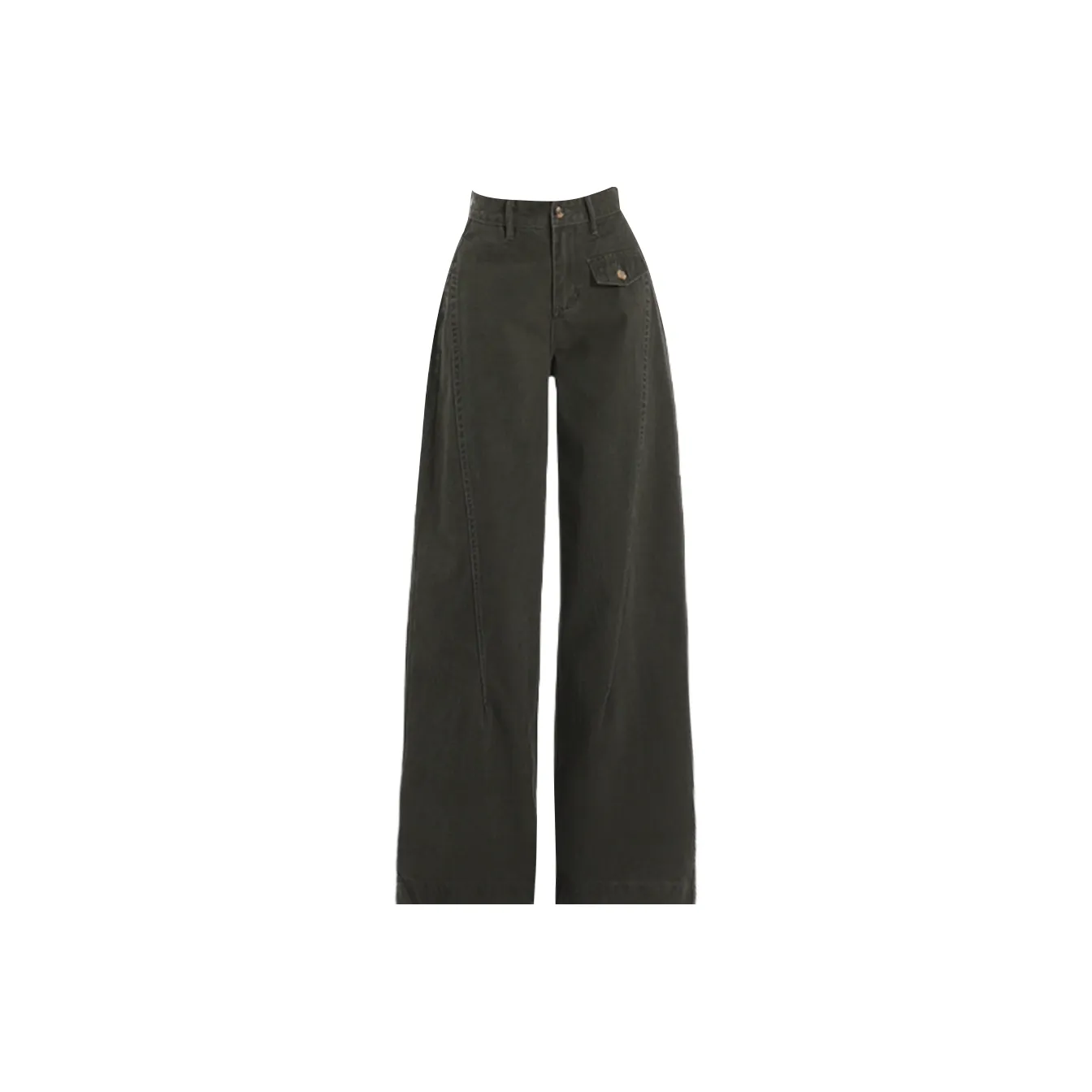 JOPPTI Темно-зеленые женские джинсы