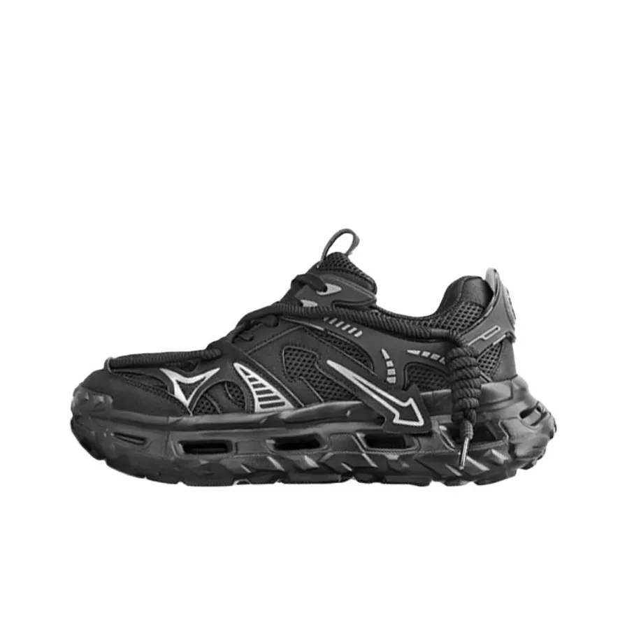 ROHR Cushioned Slip Resistant Abrasion Resistant Low Top Chunky Sneakers Men's