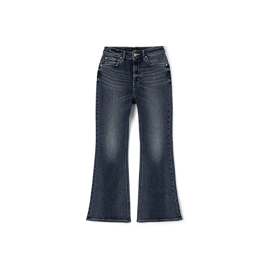 Lee Темно-синий Женские Джинсы