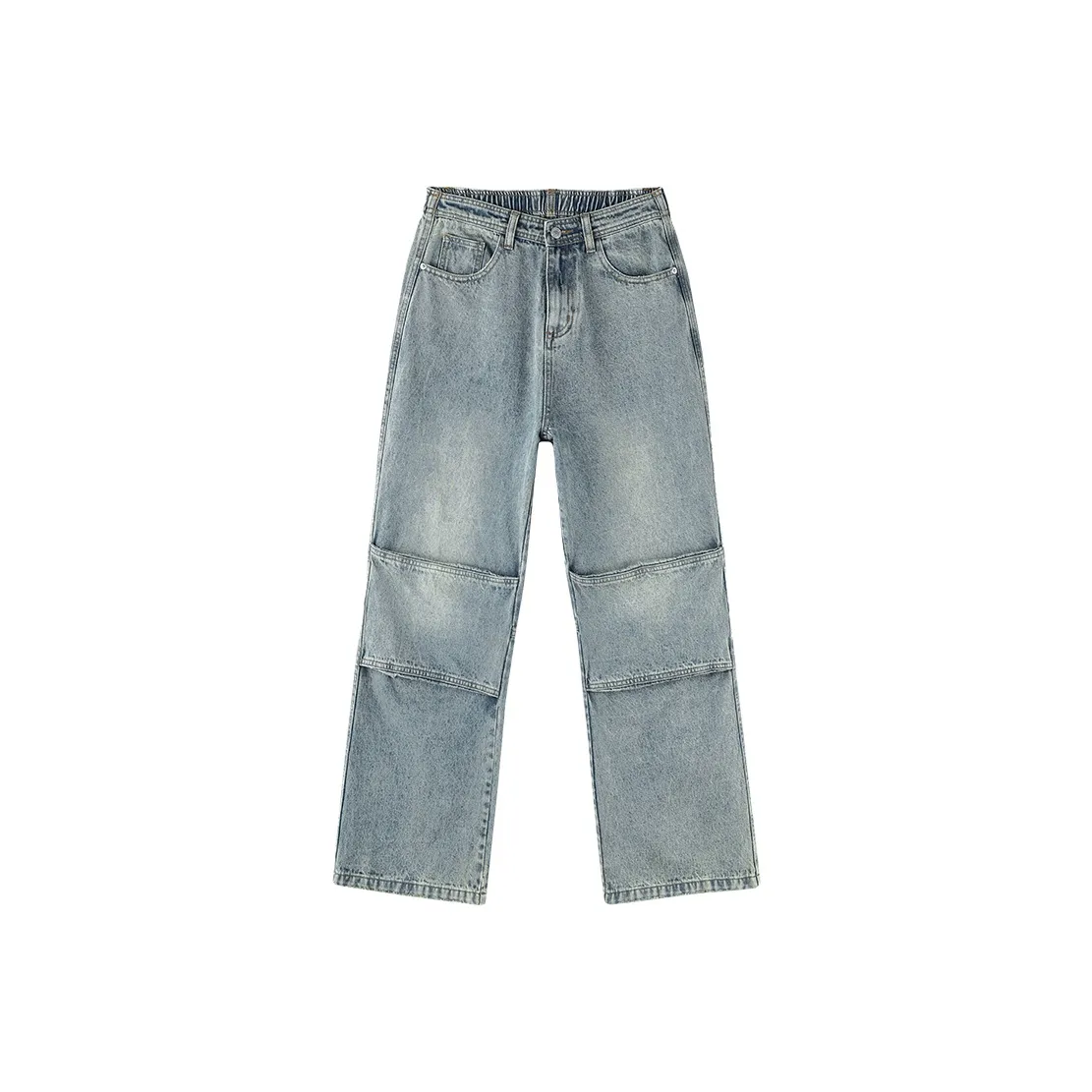 ZHONGNI Сырно-желтый Мужские Джинсы