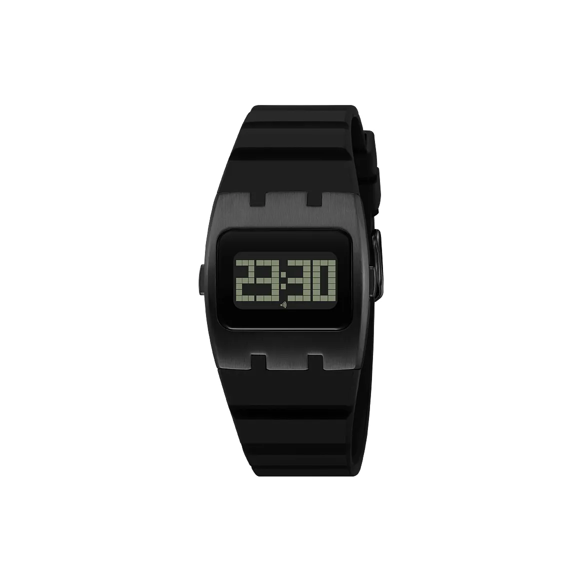 SKMEI Электронный механизм силиконовый ремешок мужские часы черный циферблат