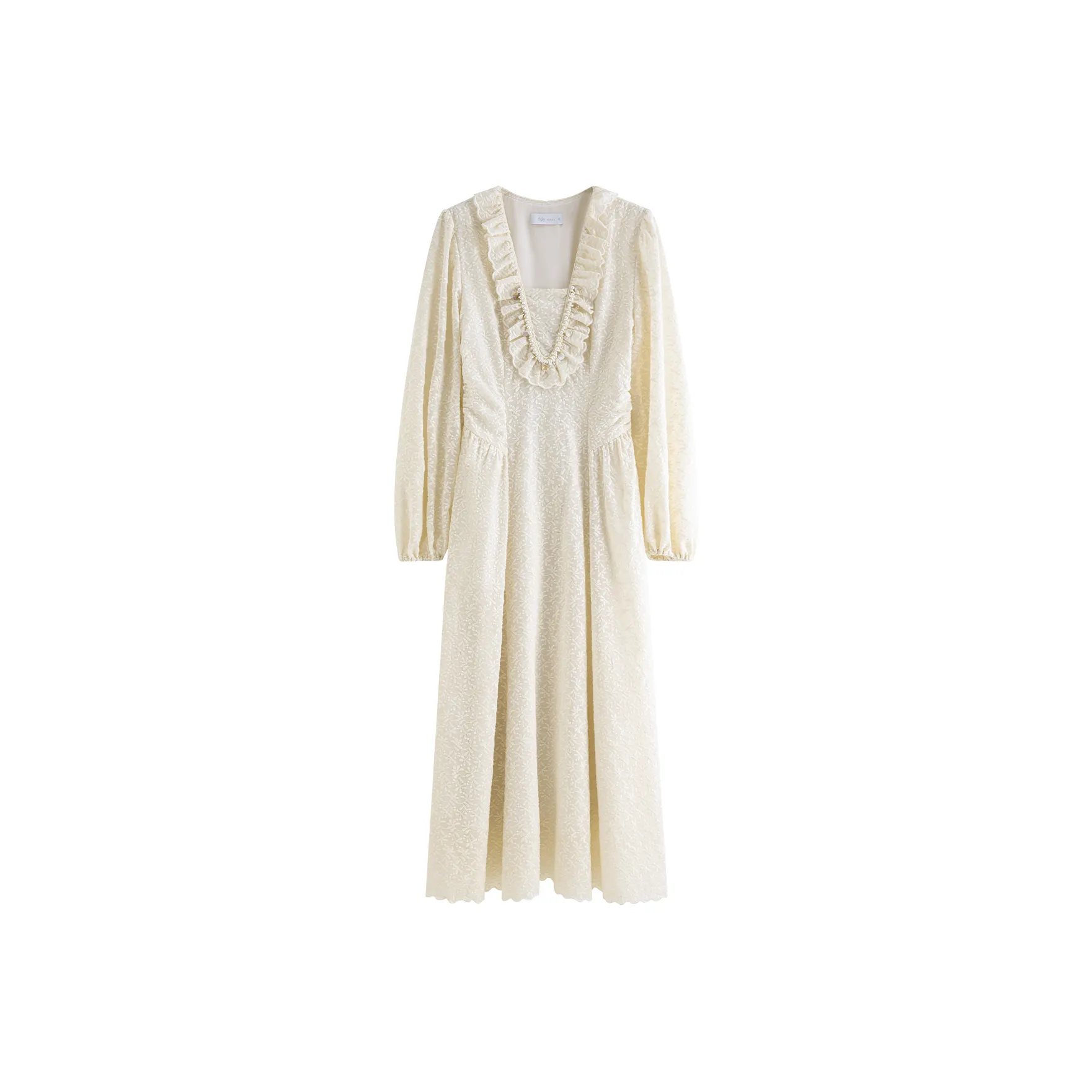 FANSILANEN Длинное платье с длинными рукавами женское