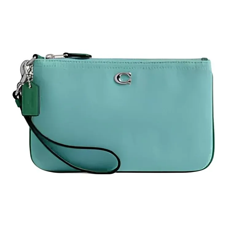 COACH Wristlet Кожа Клатч Маленький Унисекс Ivy