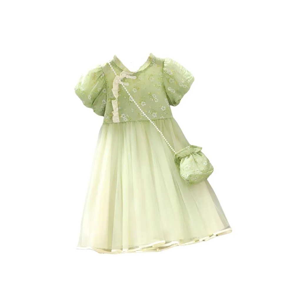 Meter Ханьфу Лето Позиционирование стиля Платье Детская Юбка