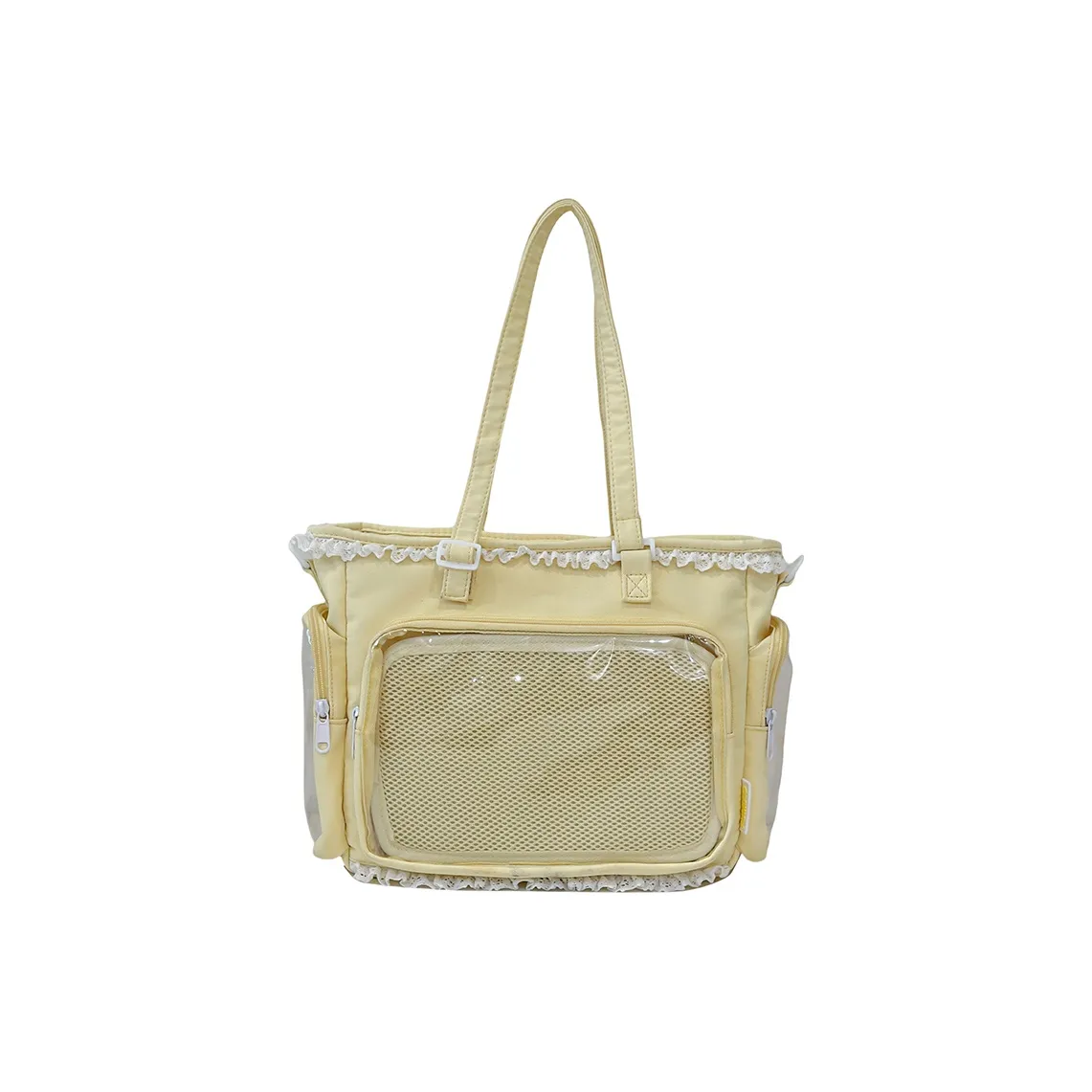 PINK·LAND Нейлон Ит-Сумка Стандартная Женская Желтая Розовая Синяя Зеленая Черная