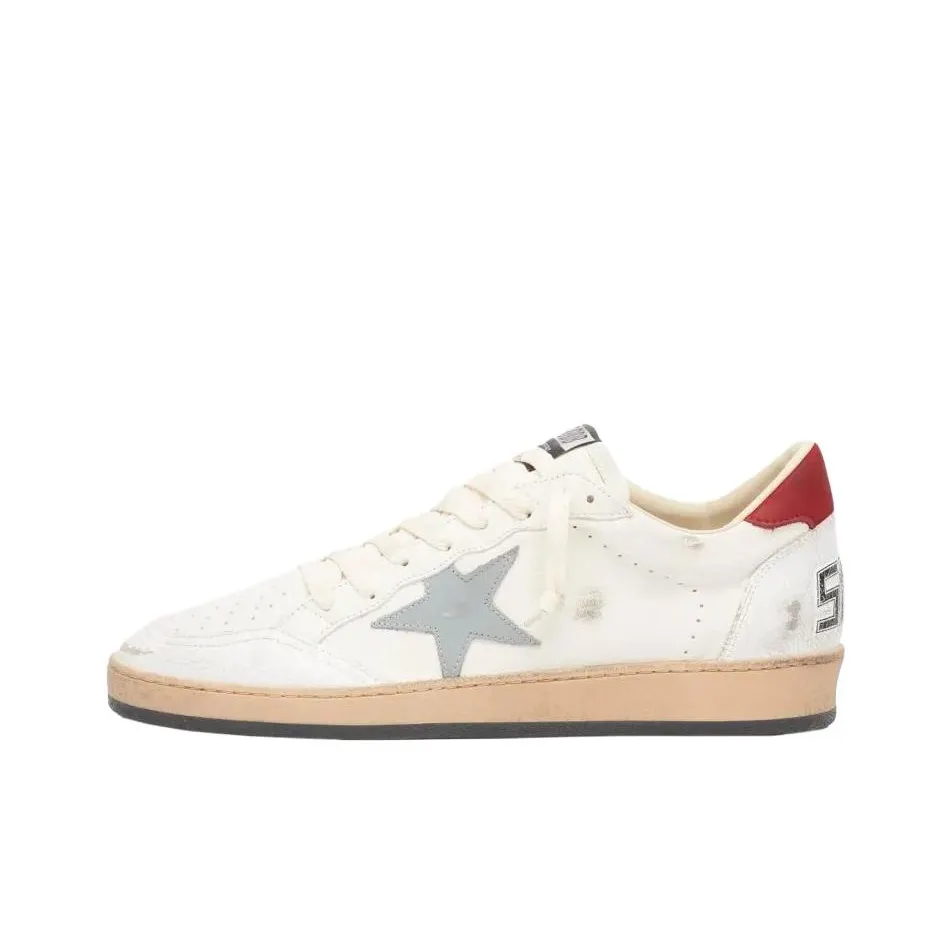 Golden Goose Ball Star Low Top Skateboard Shoes Men's White