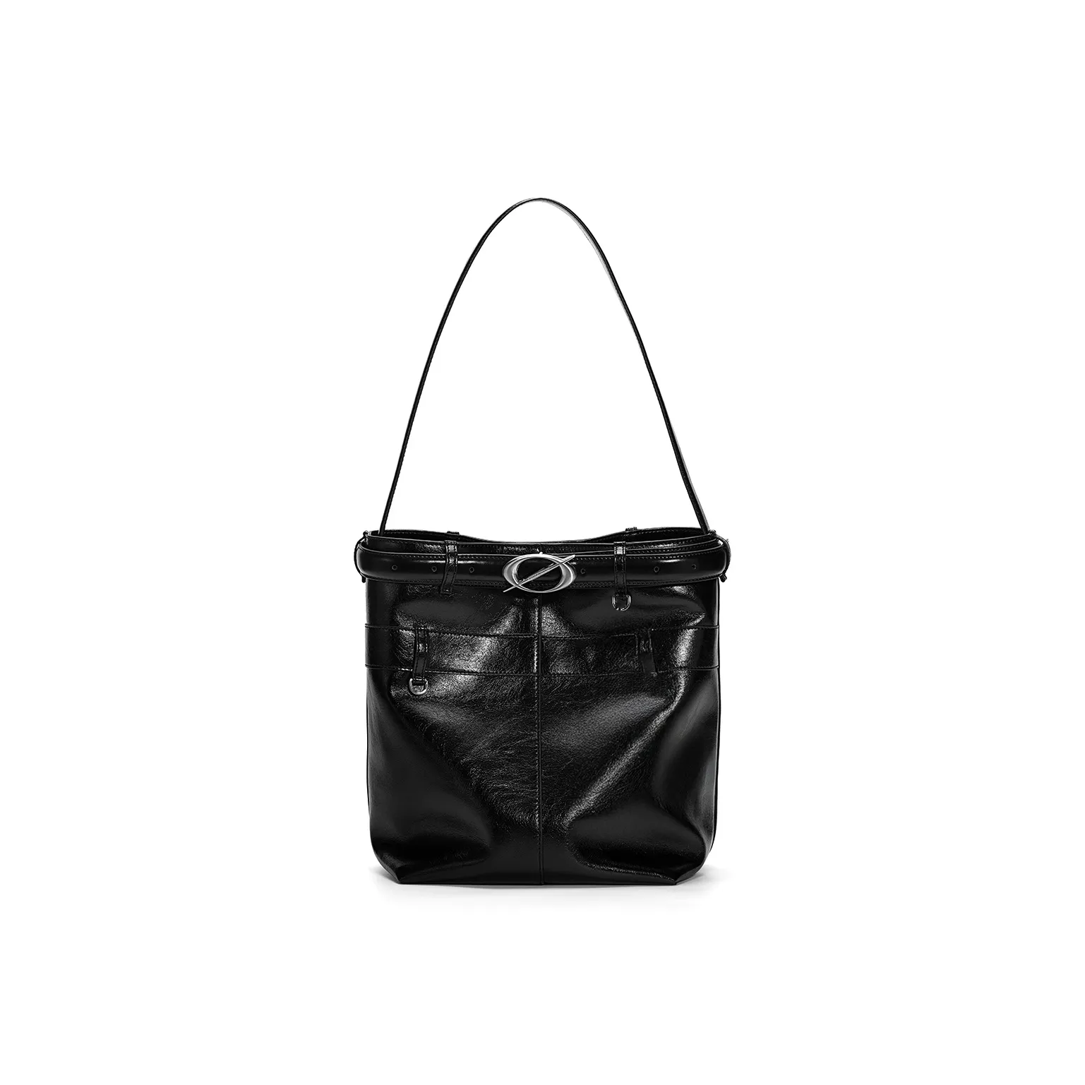 JELLYTOYBOY Ремень из искусственной кожи ведрообразная сумка сумка через плечо сумка через плечо женская черная