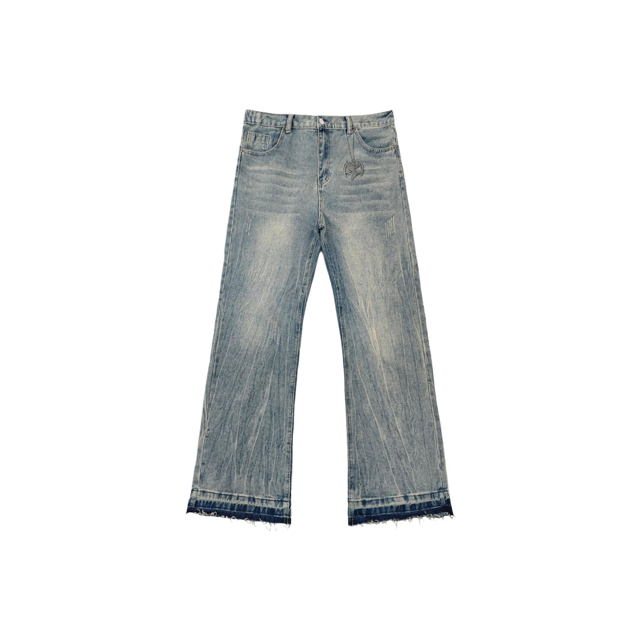 VOLCHOK Blue Unisex Jeans VOLCHOK Синий Унисекс Джинсы