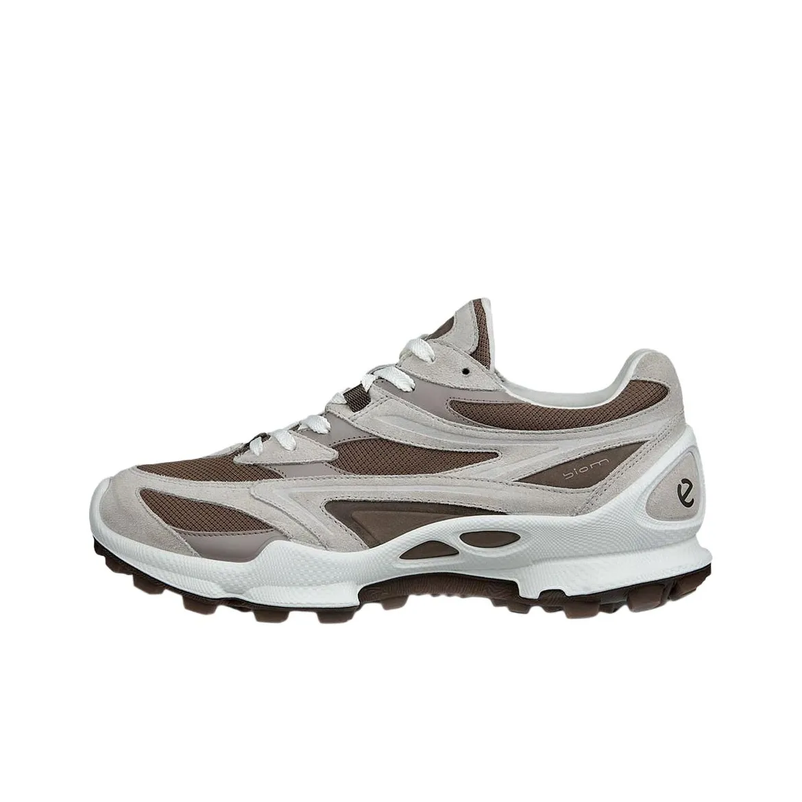 Ecco Biom C Trail Устойчивый к истиранию Низкий Топ Casual Мужской Коричневый Серый