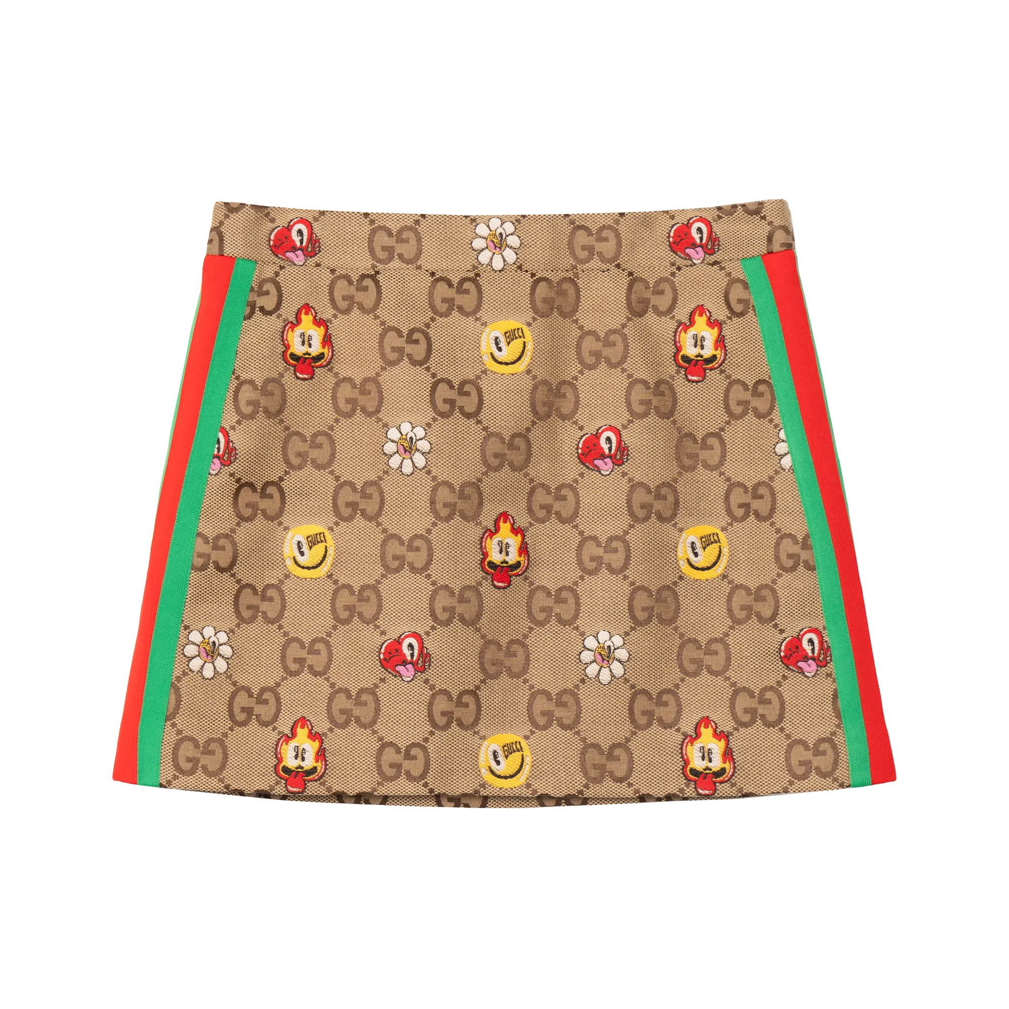 GUCCI Повседневные короткие юбки Женские CAMEL