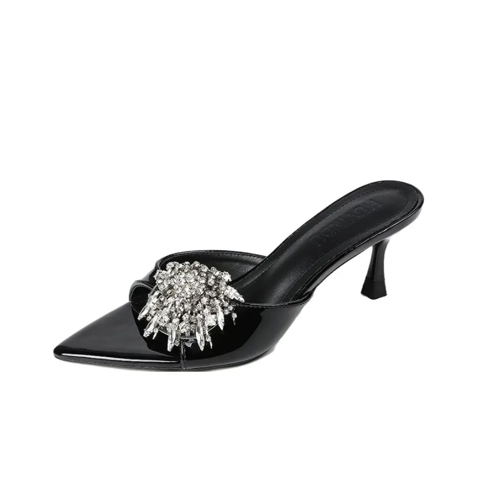 CAOT Слипоны Женские Черные