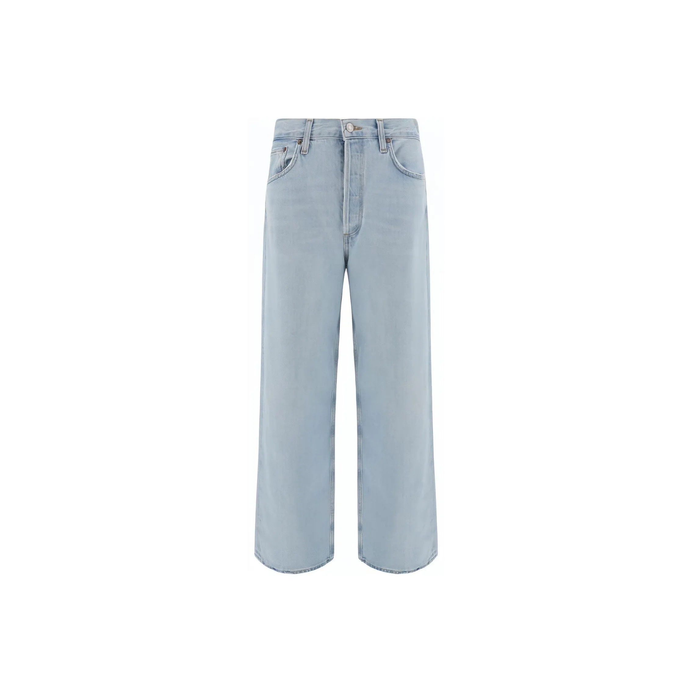 AGOLDE Criss Cross Straight Leg Jeans