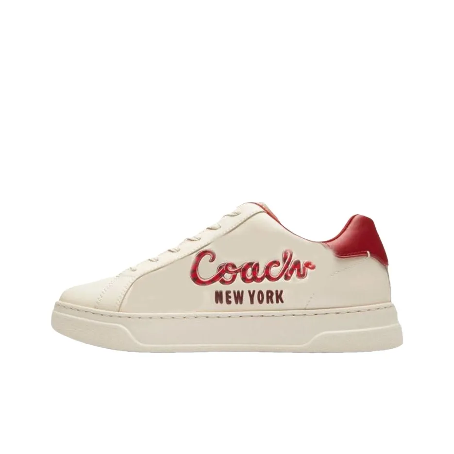 COACH Highline Low top Skateboard Shoes Men's White