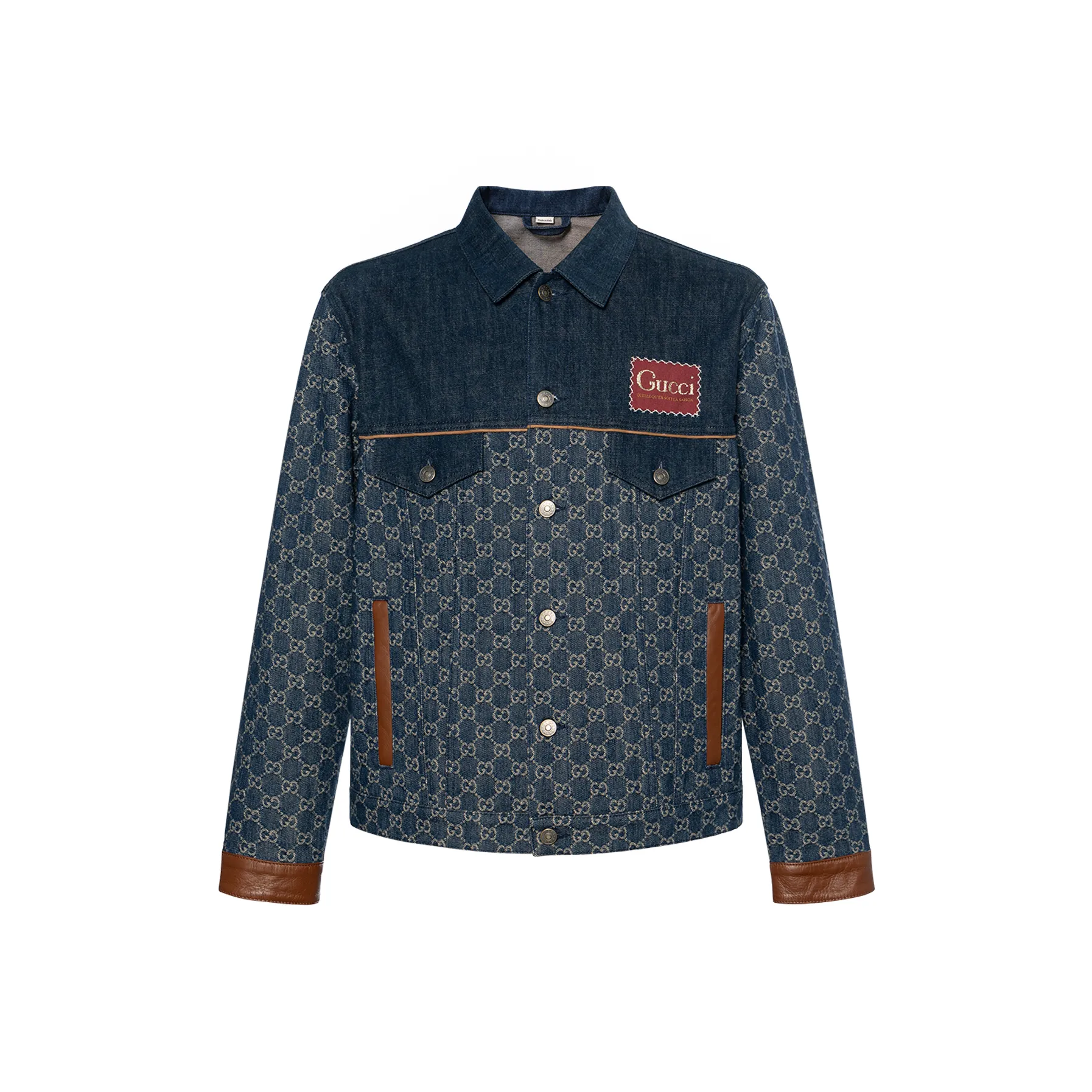 GUCCI Gg Monogram Eco Washed Organic Denim Jacket