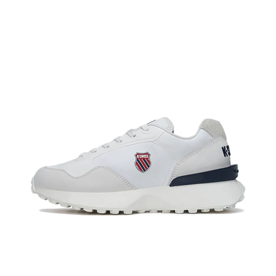 KSWISS Shock Absorbers Slip Resistant Low Top Casual Shoes Unisex White Gray