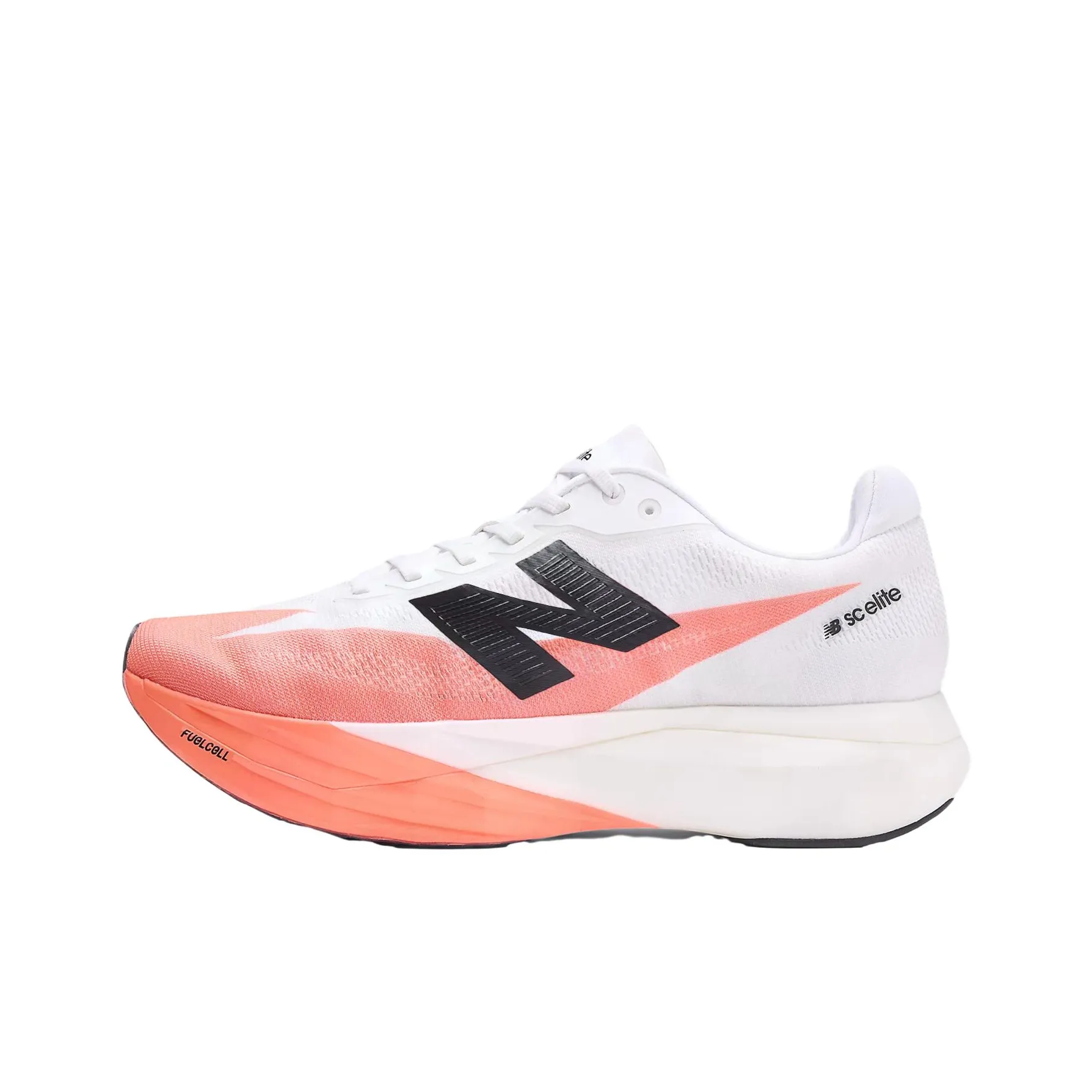 New Balance совместный бренд FuelCell SuperComp Elite v5 Дышащие беговые кроссовки Унисекс Белый Красный