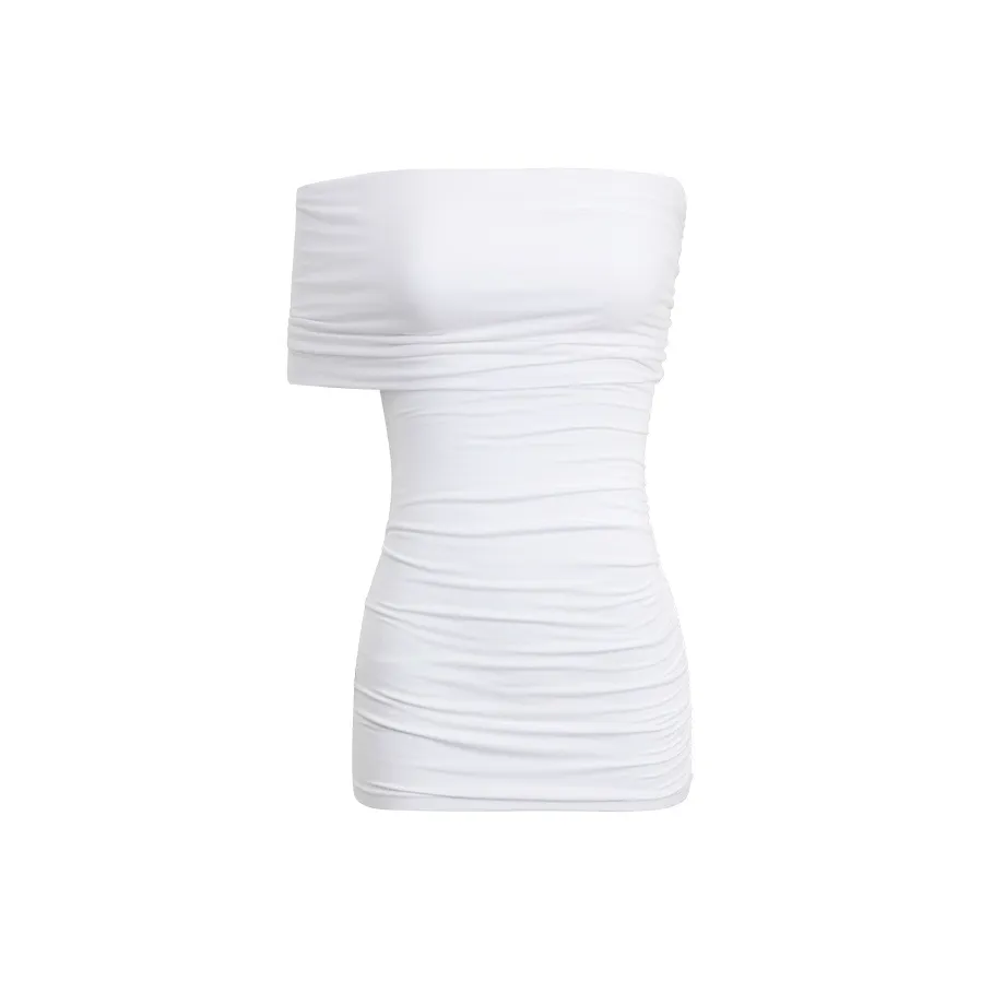 CHILL QIAOER Белый Женские Платья без рукавов