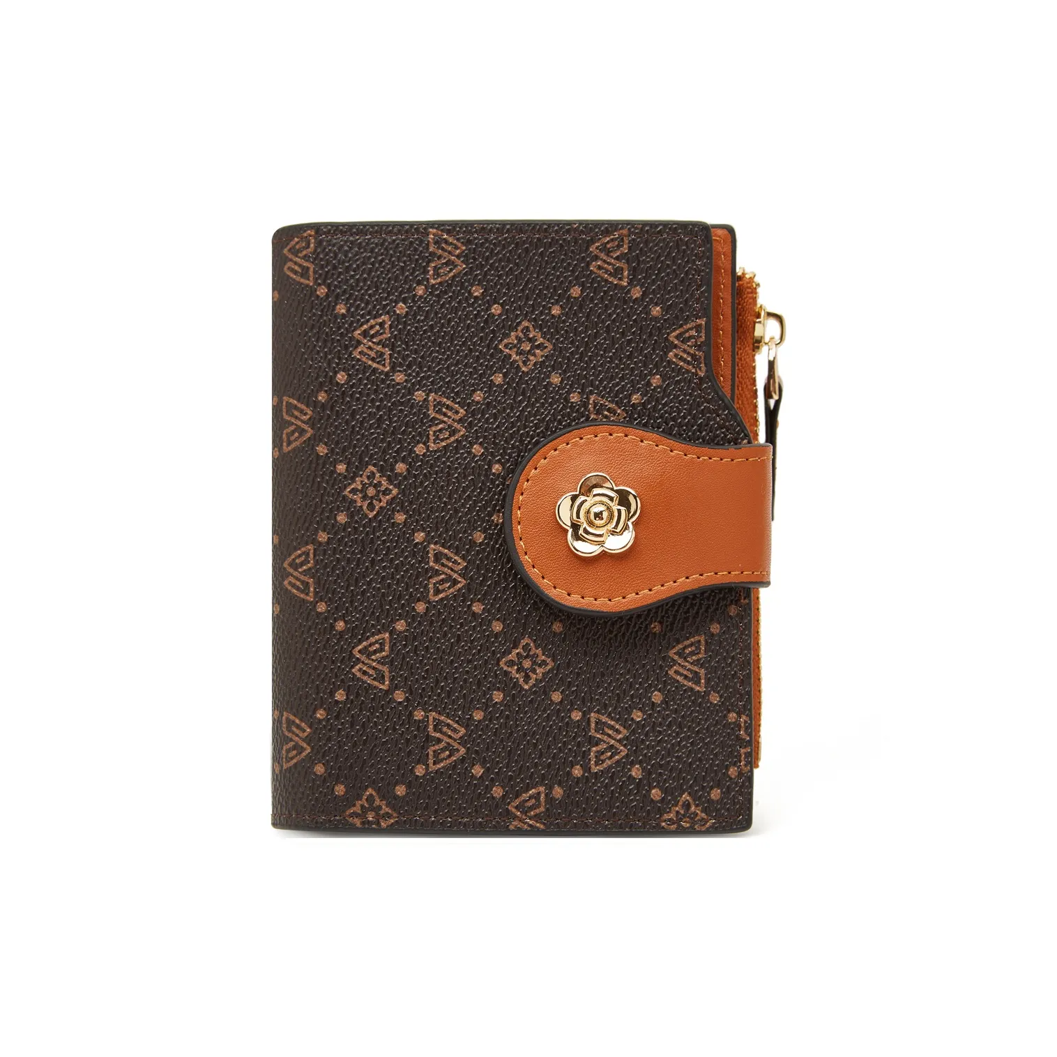 safiya Кошелек из синтетической кожи женский цвет умбра