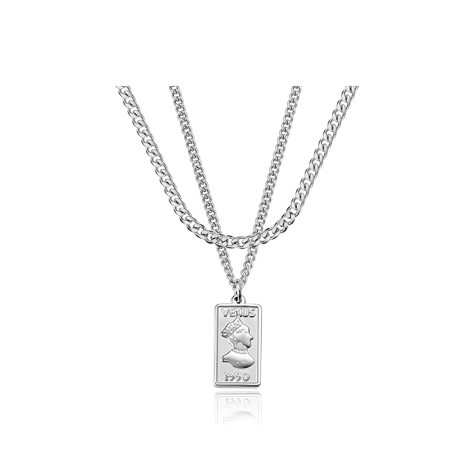 GUDUD Титановые стальные ожерелья унисекс