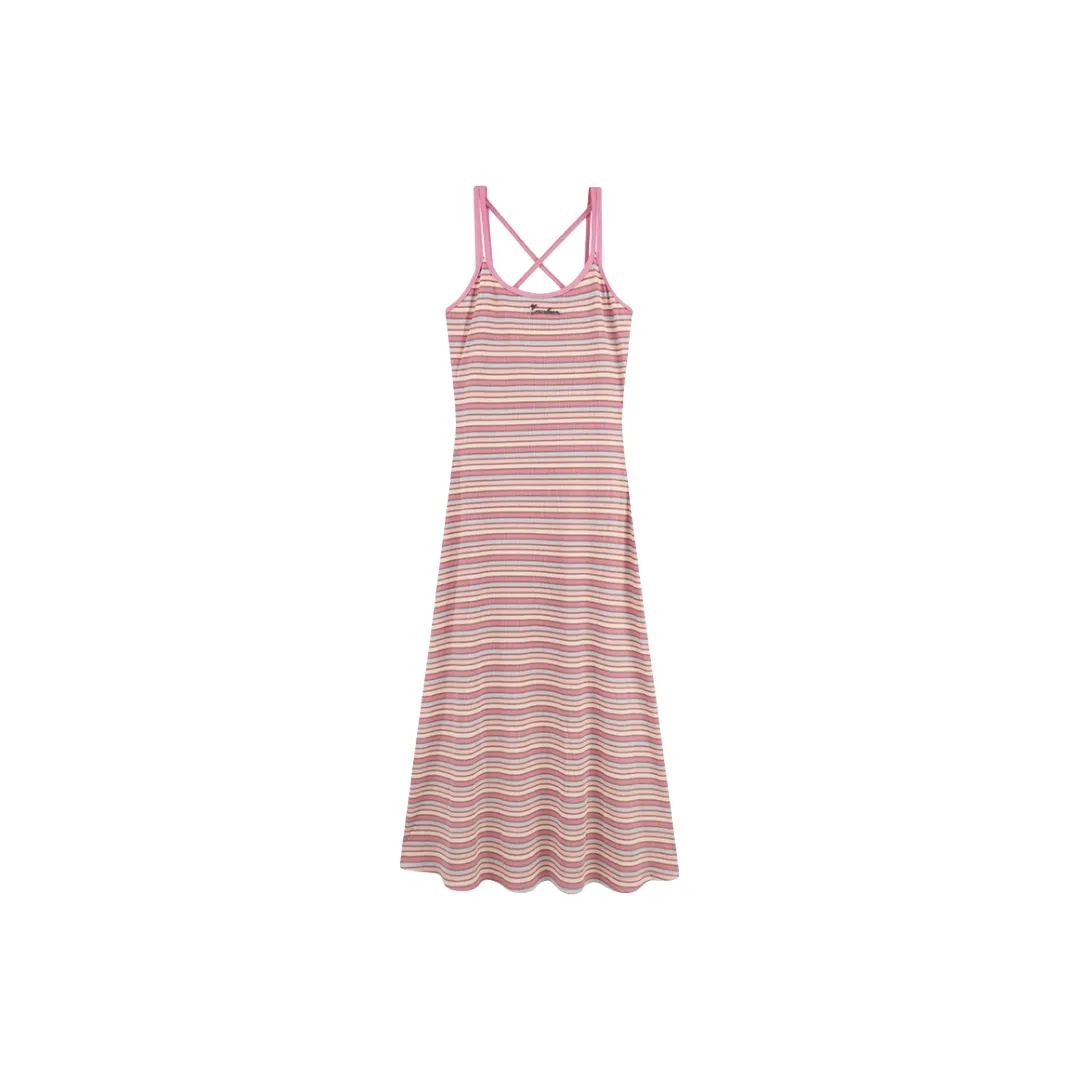 AFGGD Розовые полосы Женские Слиплатья