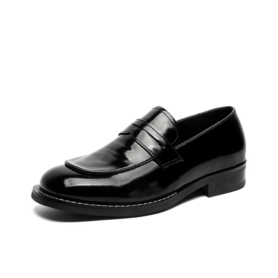 WEISHIBANGWEI Лоферы Мужские Черные