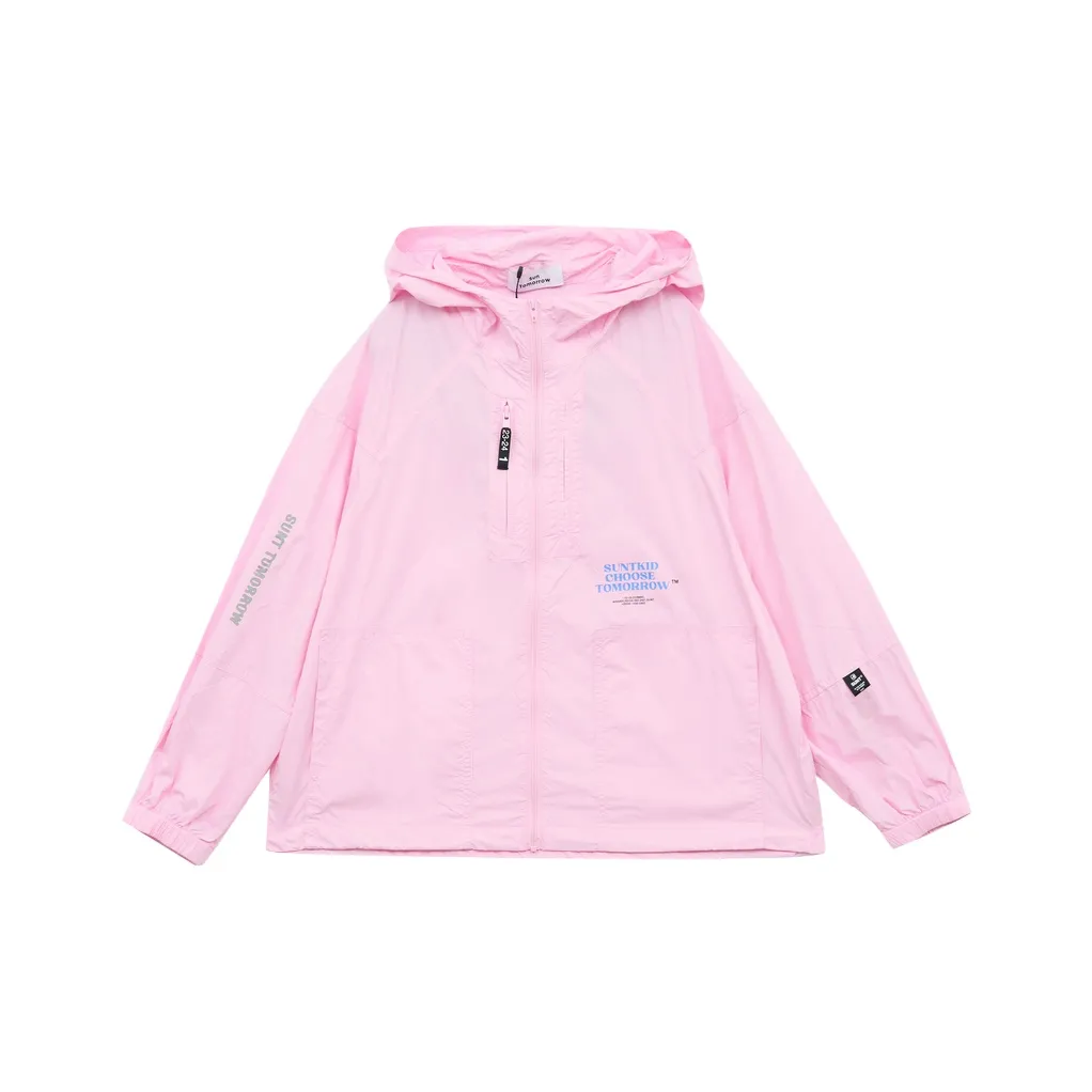 SUNTOMORROW Куртка 2025 Летняя одежда Фрукт Зеленый Розовый Подростки