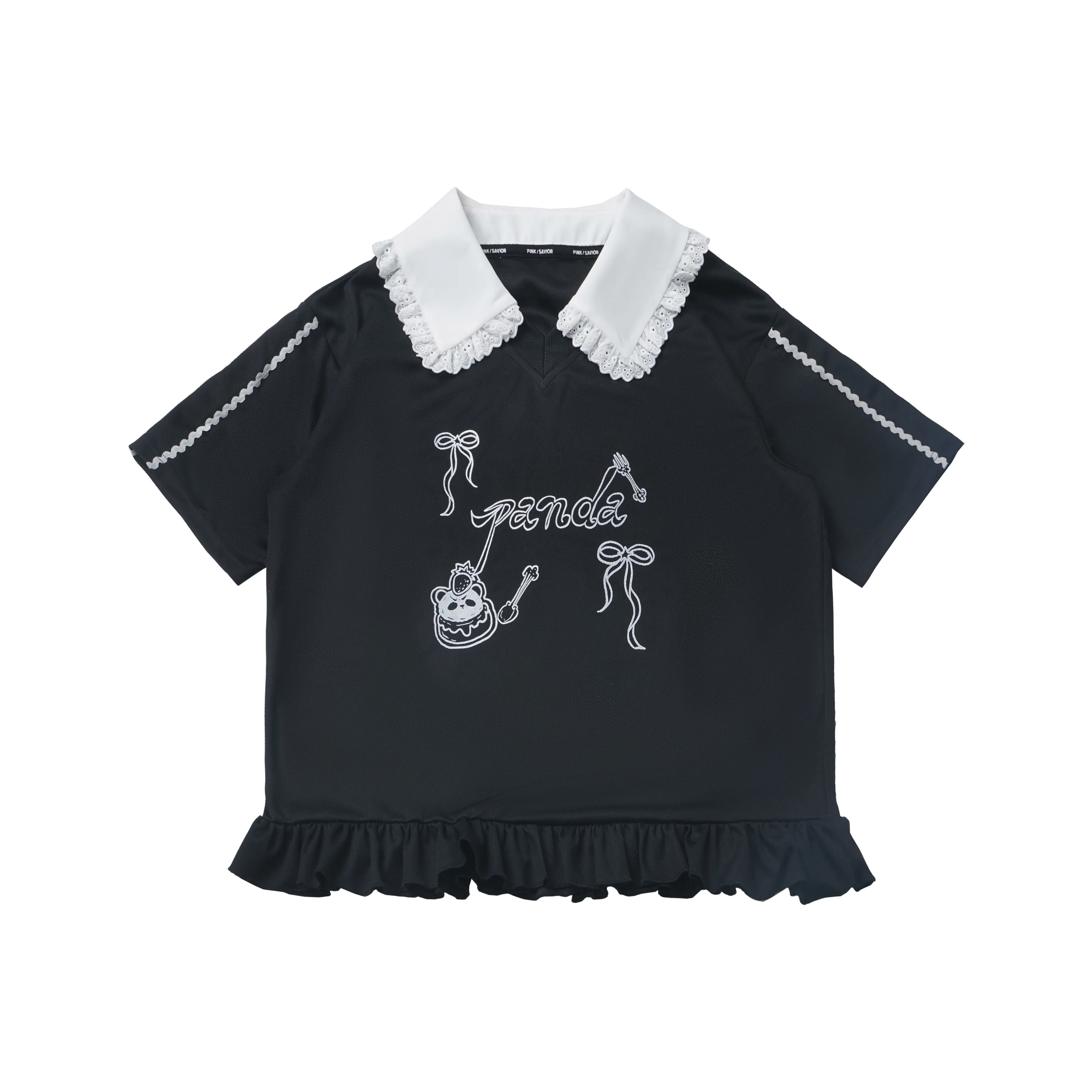 Pink Savior Короткий рукав Джерси T-рубашка Женская T-рубашка