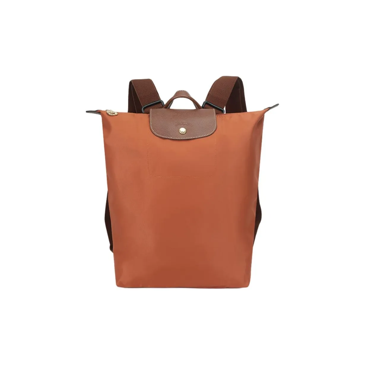 LONGCHAMP Le Pliage Полиамид Рюкзак Средний Женский Кирпично-Красный