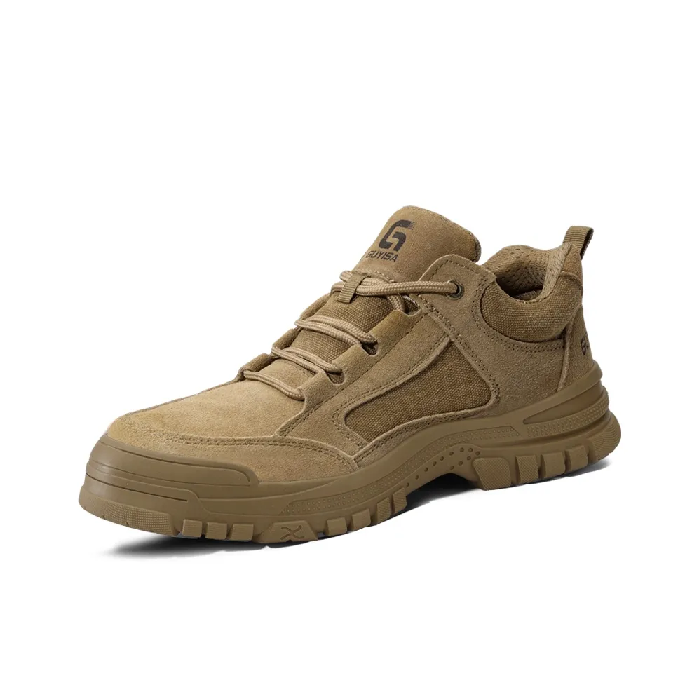 GUYISA Безопасность & Защитная обувь, низкий топ, коричневый, унисекс